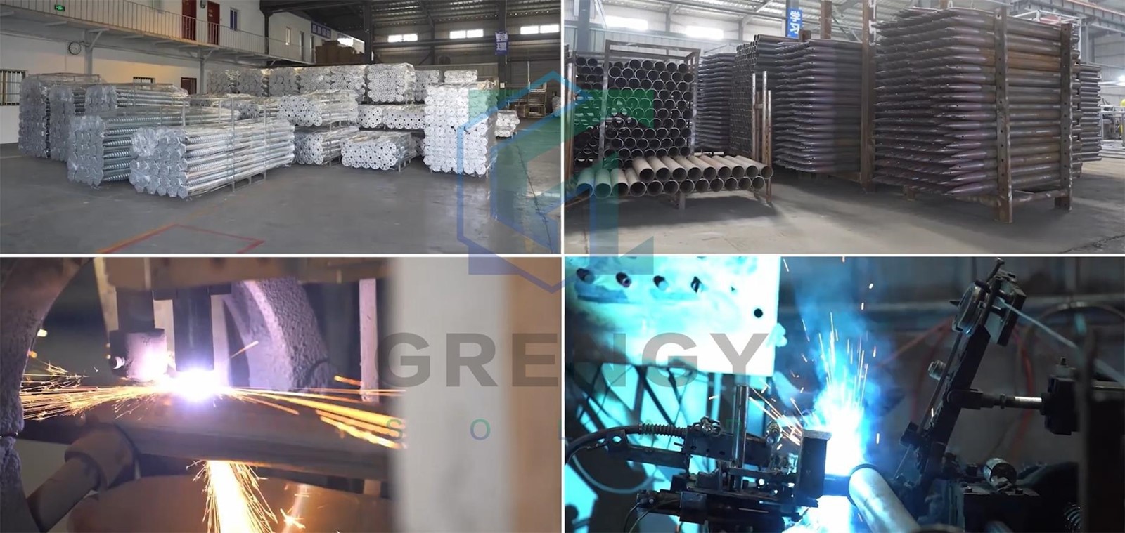 Ground screw anchor for solar ground mounting system Ground screw anchor for solar ground mounting system