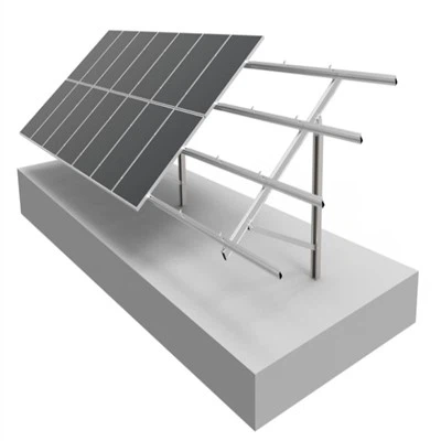Aluminijska solarna struktura za montažu od pukotine
