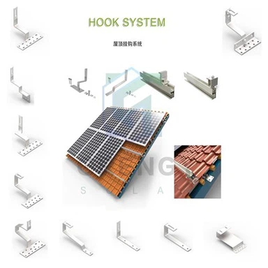 Montiranje krovnih kuka solarnog panela - nehrđajući čelik