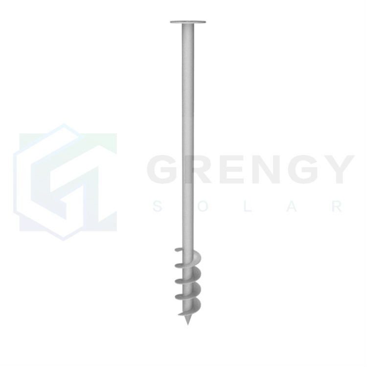 Quick-Install Solar Ground Screws Solar Foundation Screw Post big blade