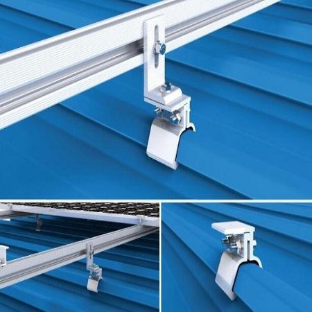 T shapes clamp for tin roof