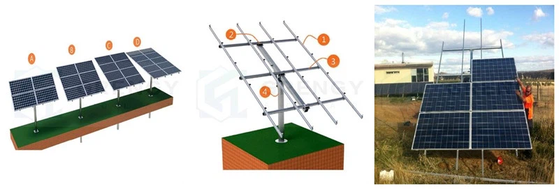 single pole ground solar mounting system single pole ground solar mounting system