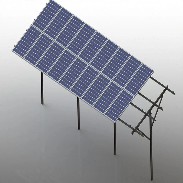 Jednoredna solarna montažna struktura