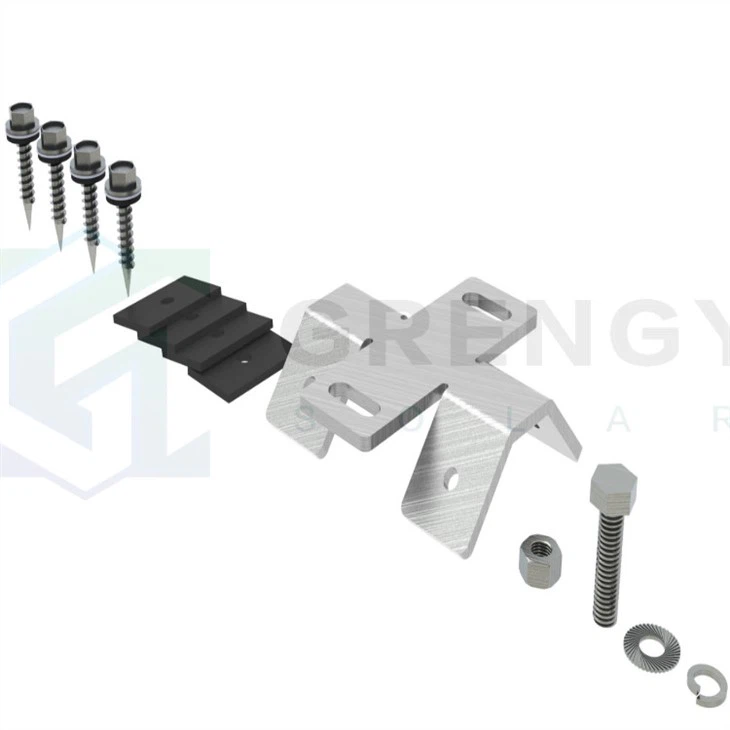 T shape solar clamp for metal roof