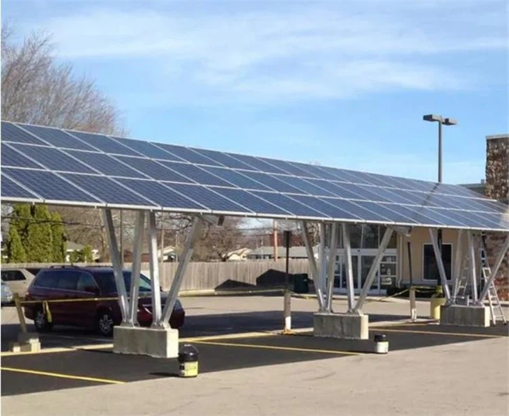 ODM Hot Dipped Galvanized Steel Solar Panel Carport