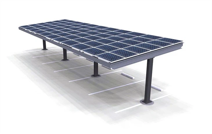ODM vruće pocinčani čelični nadstrešnica za solarne ploče