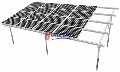 Aluminijska solarna montaža Ground Pv Modula Podrška Stalak / Struktura