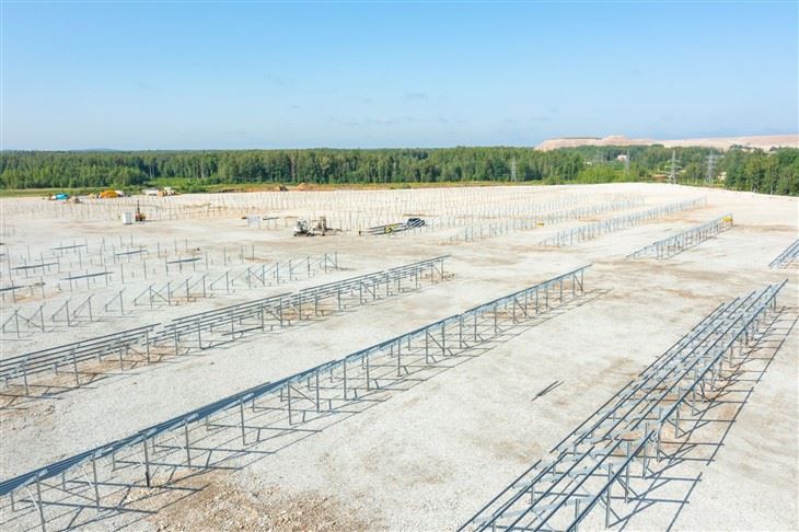 Rapid-Install Ramming Pile Ground Mount System price