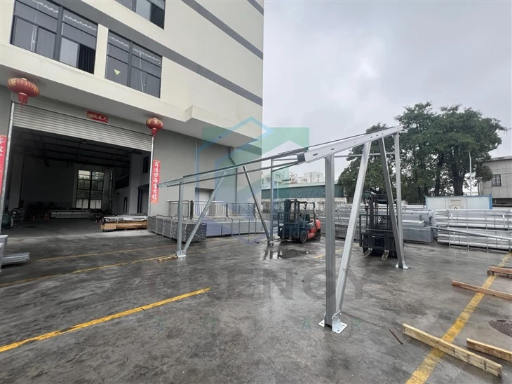 Advanced Zn-Al-Mg Solar Carport Structures