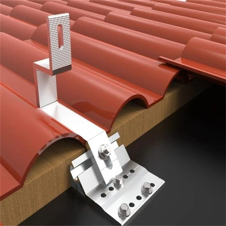 AL6005-T5 Aluminum Solar Roof Hook For Tile Roofs suppliers