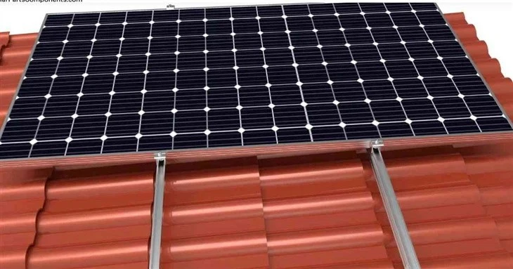 AL6005-T5 Aluminum Solar Roof Hook For Tile Roofs high quality