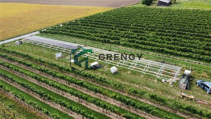 Aluminum Utility-Scale Solar Ground Mounting Systems high quality