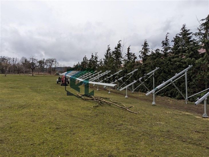 Anodized Aluminum Solar Ground Mounting | Corrosion-Resistant Solar Mounts best