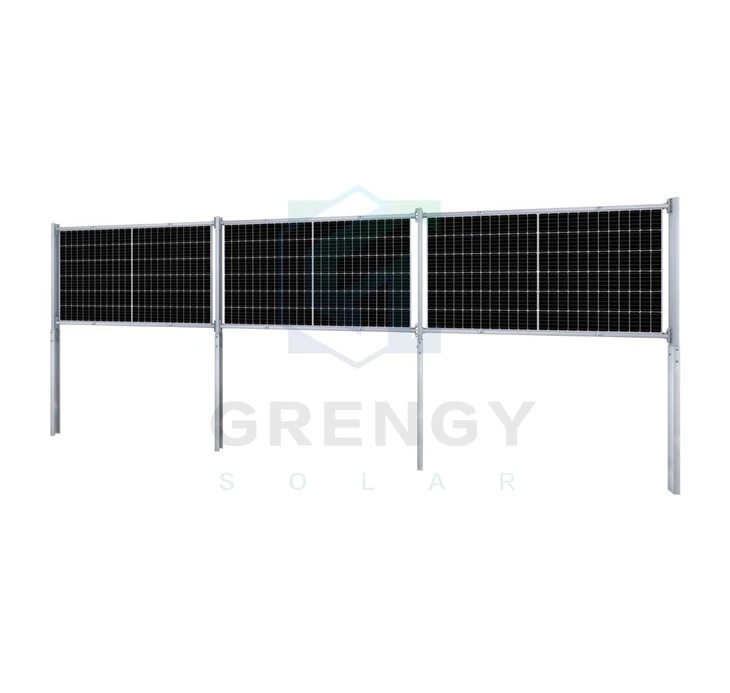 Bifacial Solar Fence Mounting