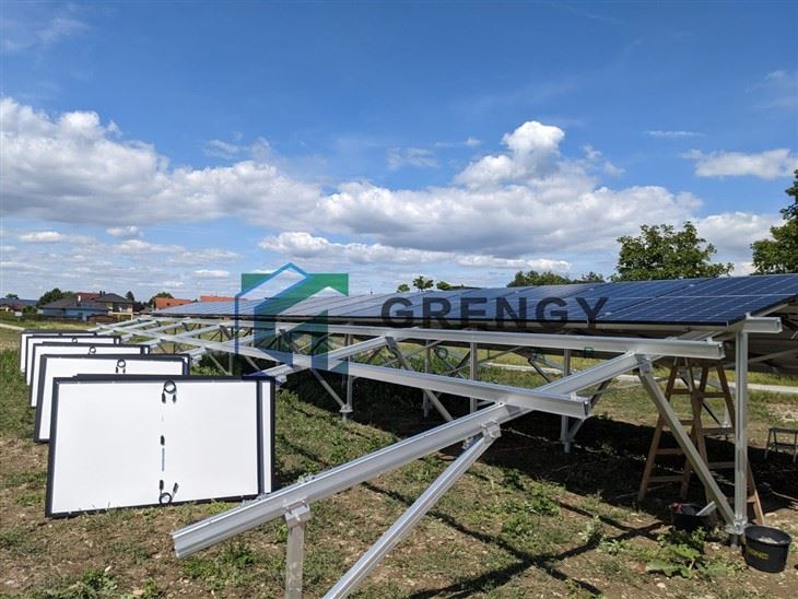 Ground Mounted PV Solar Panel Frame