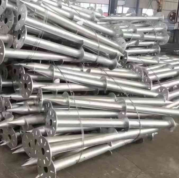 Helical Piles Screw Piles Ground Screw Foundatioin For Solar Panel
