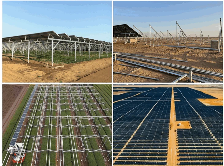 HDG Steel Ground Rack System For Solar Panel