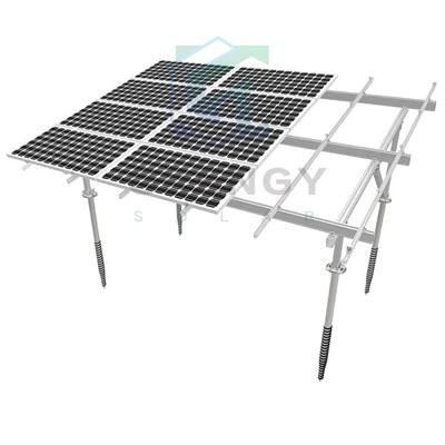 Aluminijske solarne zagrade sa spiralnim hrpovima