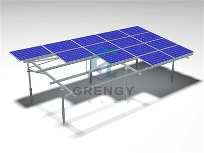 Bifacijalni sistem regala za solarne panele