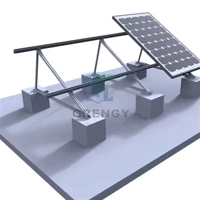 Struktura solarne montažne konstrukcije za beton