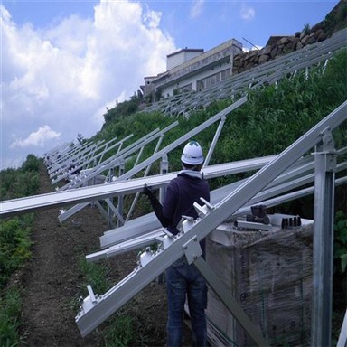 Vođena gomila solarnog aluminijumskog prizemnog montaža