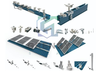 Kompleti za montažu solarnih panela na krovu sa šavom