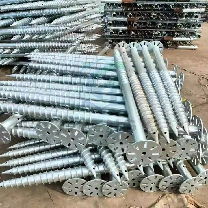 Solar Panel Ground Screws | Heavy-Duty Helical Piers For Solar Mounting Systems