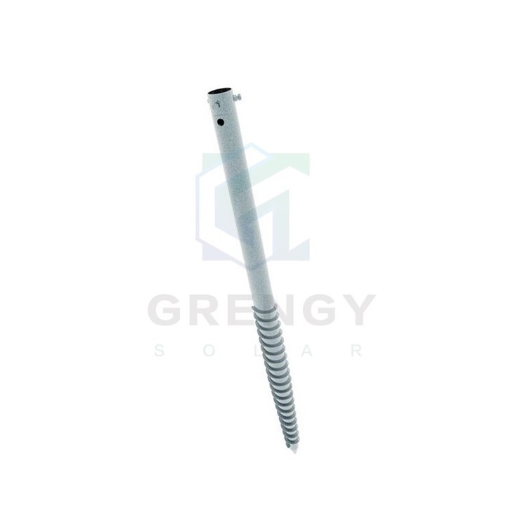 Spiral Ground Screws For Solar Panel Foundations