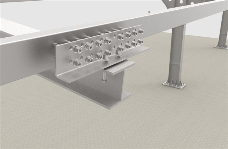 T Type Steel Carport Mounts For Solar Panel